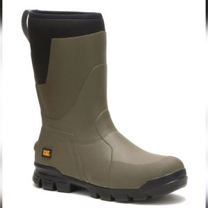 Caterpillar Stormers Tall Black Work Boots